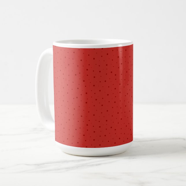 Retro polka dot pattern. coffee mug (Front Left)