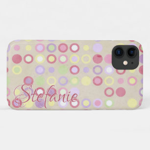 Retro Polka Dots (beige) Case-Mate iPhone Case