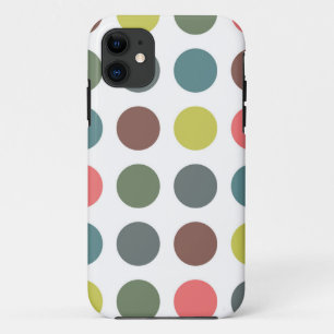 retro polka dots Case-Mate iPhone case
