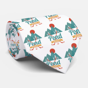 Retro Pond Hockey Tie