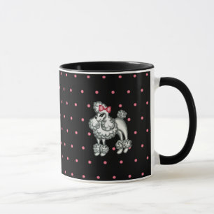 Retro Poodle Coffee Mug