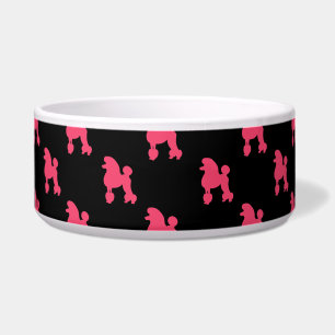 Retro Poodle Pattern - Pink and Black