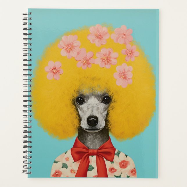 Retro Poodle Planner, Retro  Planner (Front)