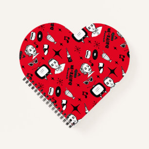 Retro Pop 1950's Style Nostalgic Graphics Notebook