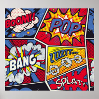 Retro pop art, comic shout pattern.