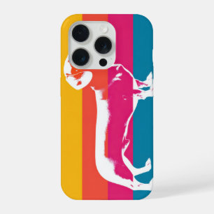 Retro Pop Art Dachshund Silhouette  iPhone 15 Pro Case