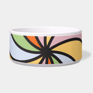 Retro Pop Art Pet Bowl–Vibrant Poster-Style Design
