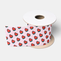 Retro Pop Art Red Blue Pink Hearts Pattern