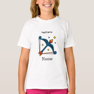 Retro Pop Art Sagittarius Zodiac Sign Gift T-Shirt