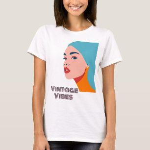 Retro Pop Art Woman – Bold & Stylish Illustration T-Shirt
