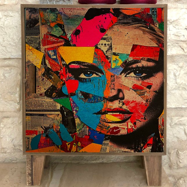 Retro Pop Art Woman Decoupage Tissue Paper (Creator Uploaded)