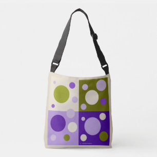 RETRO POP CIRCLE TOTE BAG.