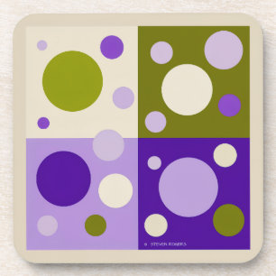 RETRO POP CIRCLES COASTERS (6).