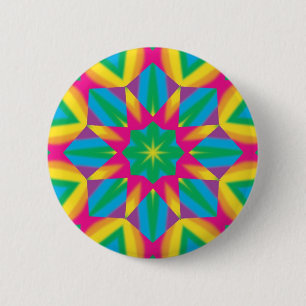 Retro Pop Star 6 Cm Round Badge
