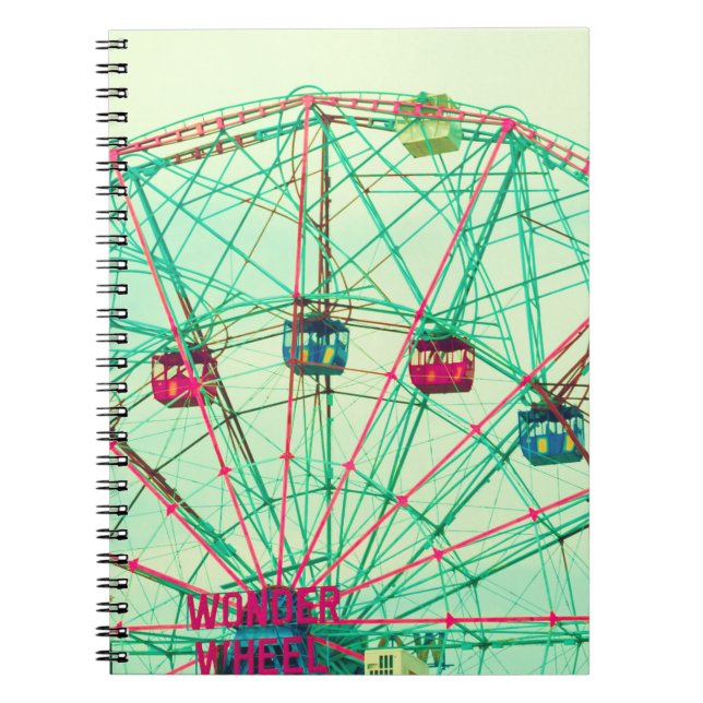 Retro Pop Summer Carnival Notebook (Front)