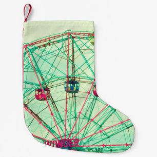 Retro Pop Summer Carnival Small Christmas Stocking