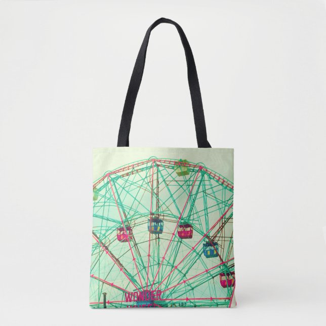 Retro Pop Summer Carnival Tote Bag (Front)