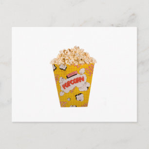 Retro Popcorn - Colour Postcard