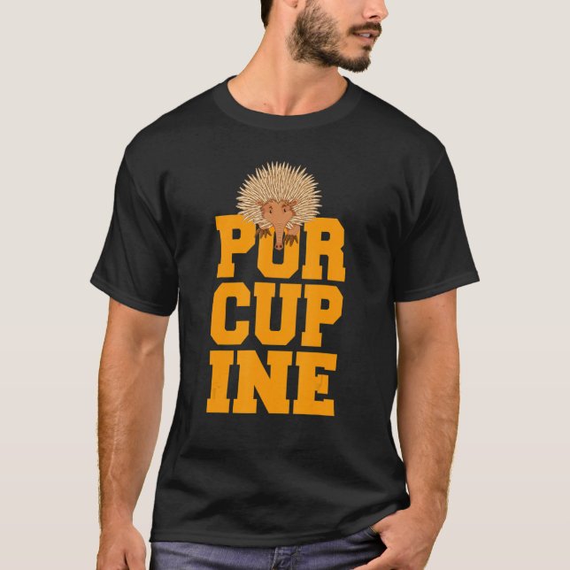 Retro Porcupine T-Shirt (Front)