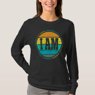 Retro Positive Affirmations Mental Health Awarenes T-Shirt