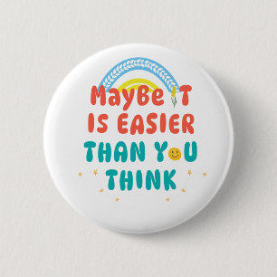 Retro Positive Quote Button