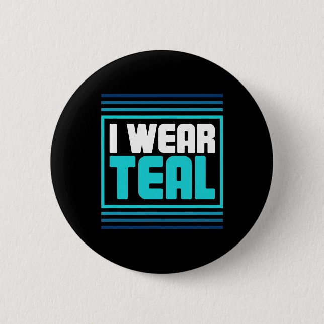 Retro Post Traumatic Stress Ptsd Awareness  6 Cm Round Badge (Front)