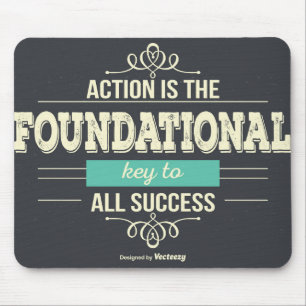Retro Poster Mouse Pad