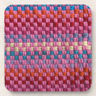 Retro Potholder Hard Plastic Coaster