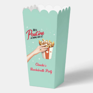 Retro Poutine a Ring on It! Montreal Bachelorette Favour Box