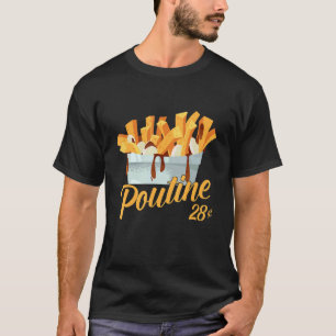Retro Poutine Canada Montreal Foodies Food T-Shirt