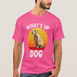 Retro Prairie Dog Sunset what's up dog prairie dog T-Shirt