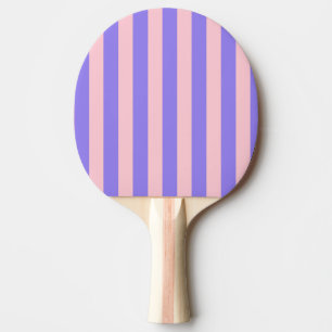 Retro Preppy Sportswear Stripes - Purple Pink Ping Pong Paddle