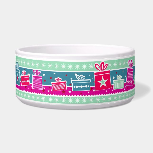 Retro Presents dog dish (Front)