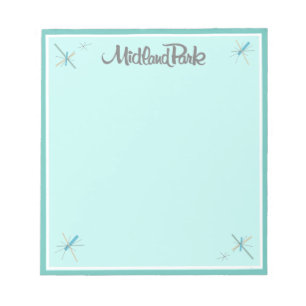 Retro Pretty Mid-Century Modern Notepad