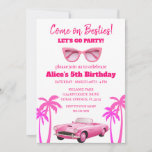 Retro Pretty Pink Malibu Stars Birthday Party Invitation<br><div class="desc">Introducing the Doll Birthday Invitation! Make your little one's birthday party extra special with these charming and whimsical invitations. Featuring a delightful doll design, these invitations will set the perfect tone for a fun-filled celebration. The The vibrant colours and playful illustrations will capture the hearts of your guests and ignite...</div>
