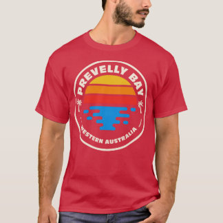 Retro Prevelly Bay Western Australia Vintage Beach T-Shirt