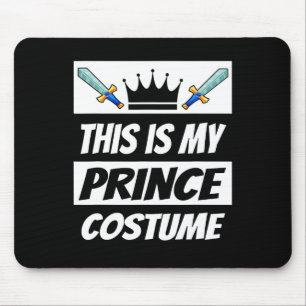 Retro Prince Costume Fun Halloween Costume Men Kid Mouse Pad