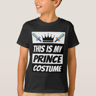 Retro Prince Costume Fun Halloween Costume Men Kid T-Shirt