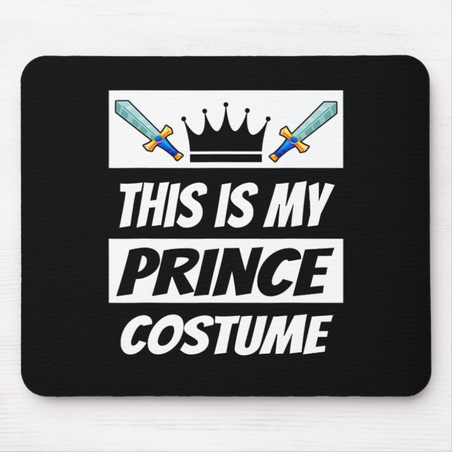 Retro Prince Costume Funny Halloween Costume Men K Mouse Pad (Front)