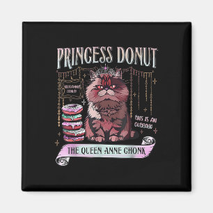 Retro Princess Doughnut Dungeon Crawler Carl Book  Magnet