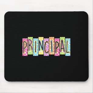Retro Principal Therapy Back To School Colourful G Mouse Pad