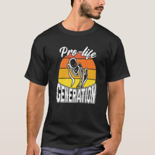 Retro Pro Life Generation Anti Abortion Catholic C T-Shirt