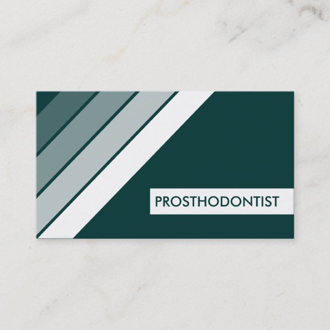 retro PROSTHODONTIST Business Card (Front)
