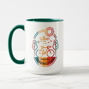 Retro Provincetown Bike Trail Mug