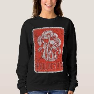 Retro Psilocybin Research Team Psychedelic Magic M Sweatshirt