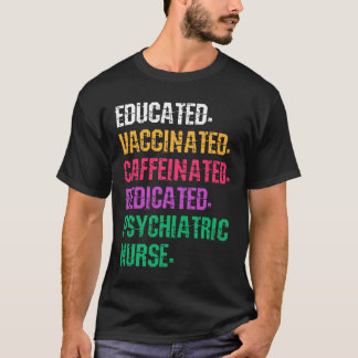 Retro Psych Nurse Psychiatric Nursing Mental Healt T-Shirt