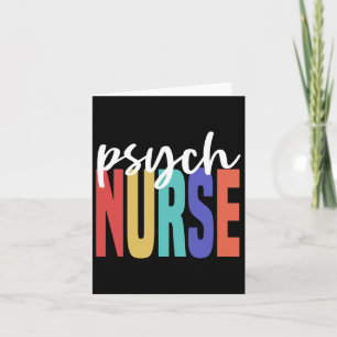 Retro Psych Nurse Psychiatric Nursing Psychology H Card