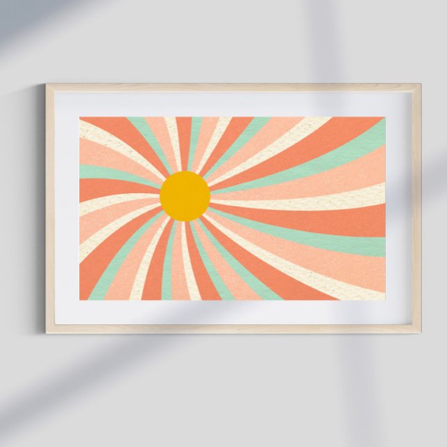 Retro psychedelic Groovy Colourful poster (Creator Uploaded)