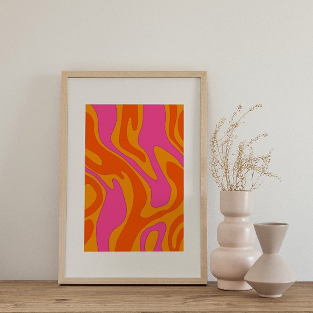 Retro psychedelic Groovy Colourful poster (Creator Uploaded)