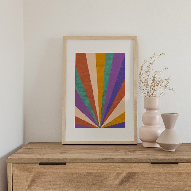 Retro psychedelic Groovy Colourful poster (Creator Uploaded)